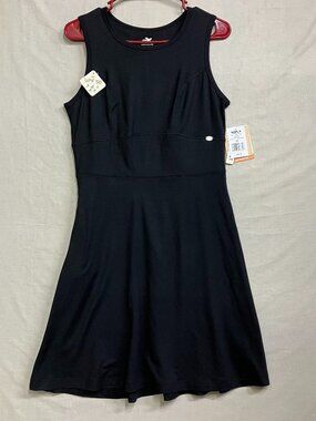 ZeroXposur Dress Women Size Small Black Stretch Sleeveless UPF50+ Sun Protection
